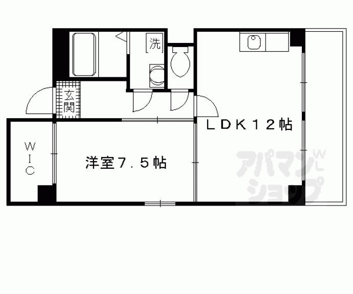 【三弘マンション】間取