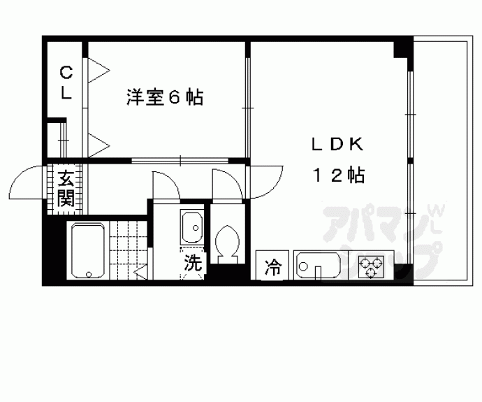 【三弘マンション】間取