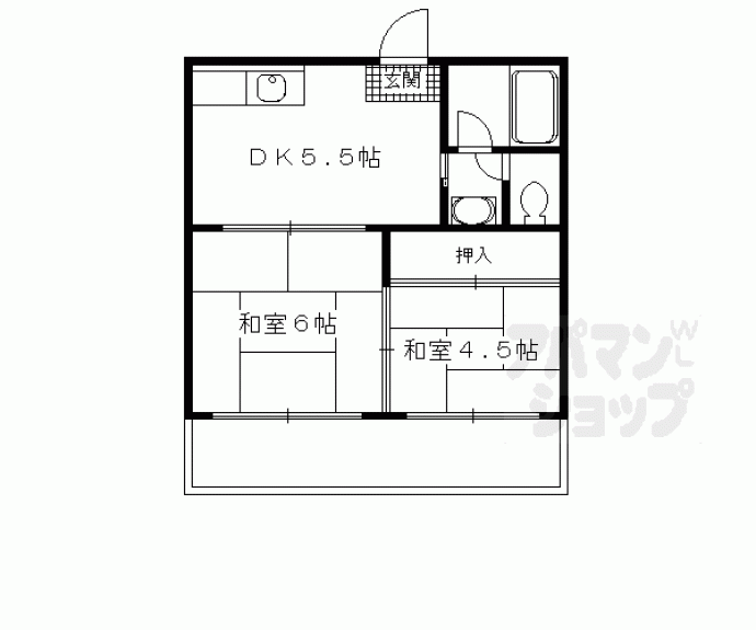 【カサボニータ淀】間取