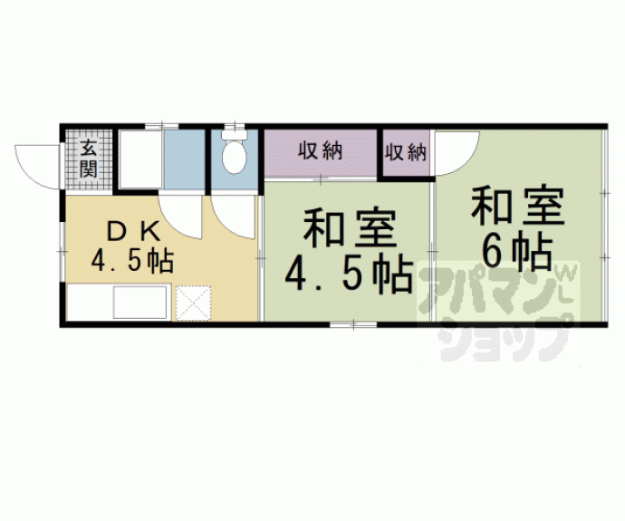 【大橋マンション】間取