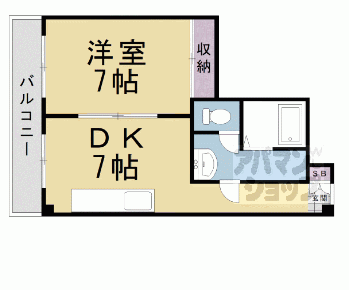 【アムール五条】間取