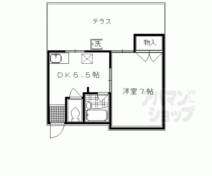 【ポケットコートさわら木町】間取