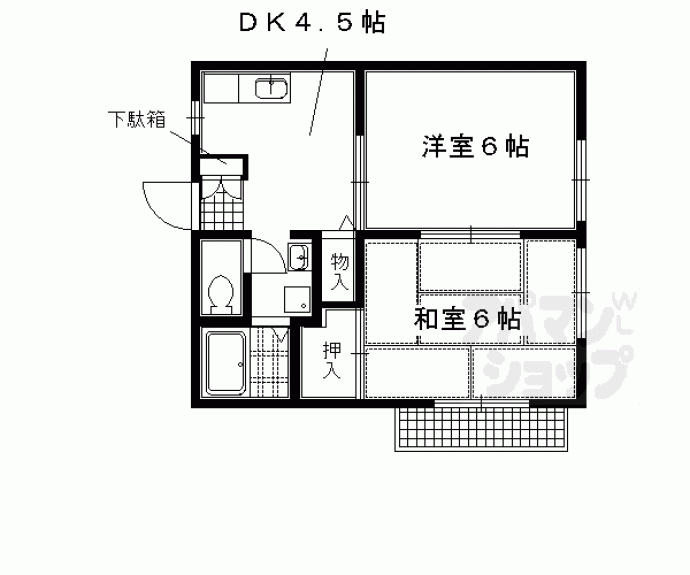 【ウエスト岩倉】間取