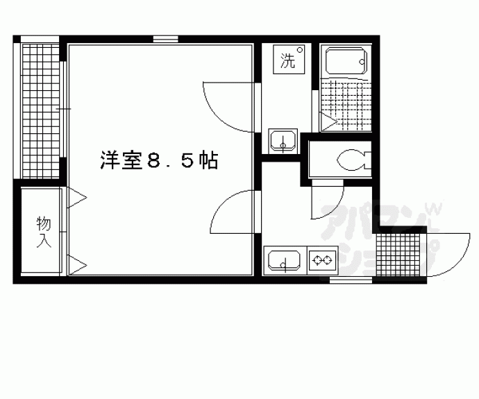 【グランコスモ御所東】間取