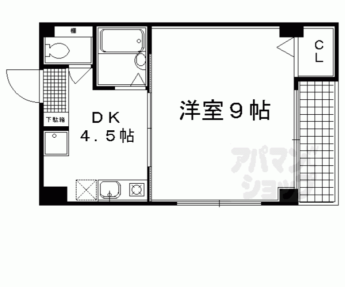 【プールトゥジュール波多野】間取