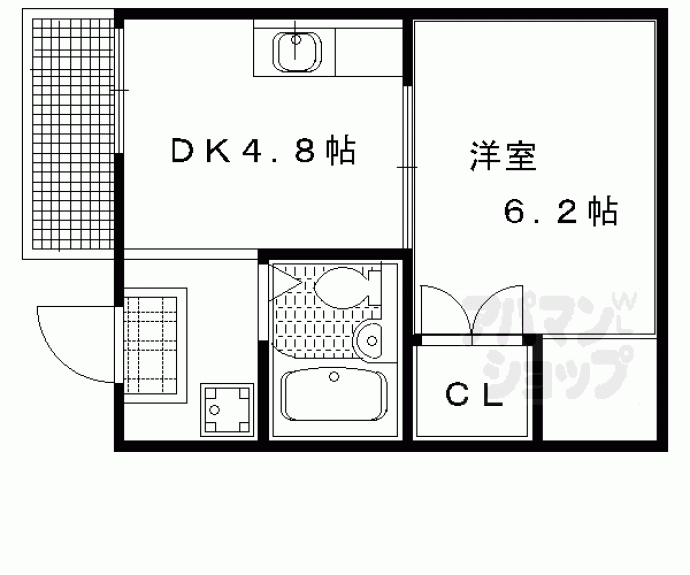 【カーサ・クローバー】間取