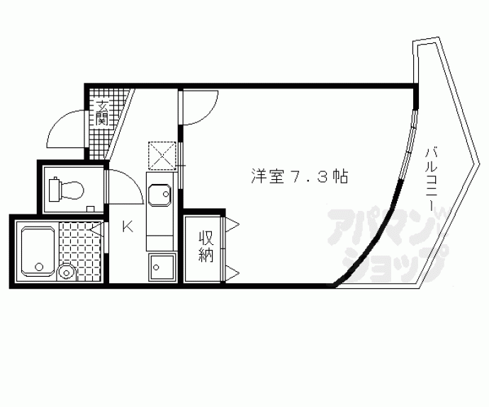 【ノースホワイトリバービル別当町】間取