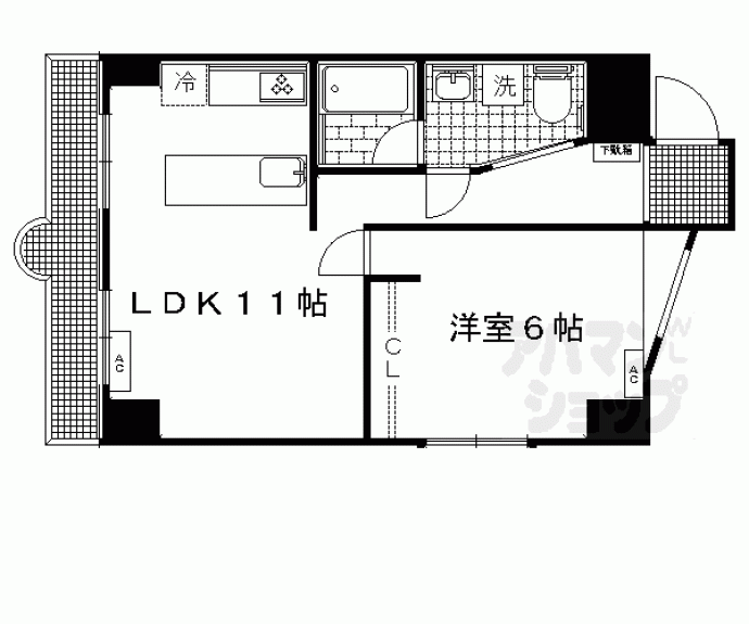 【リバーロードタカノ】間取