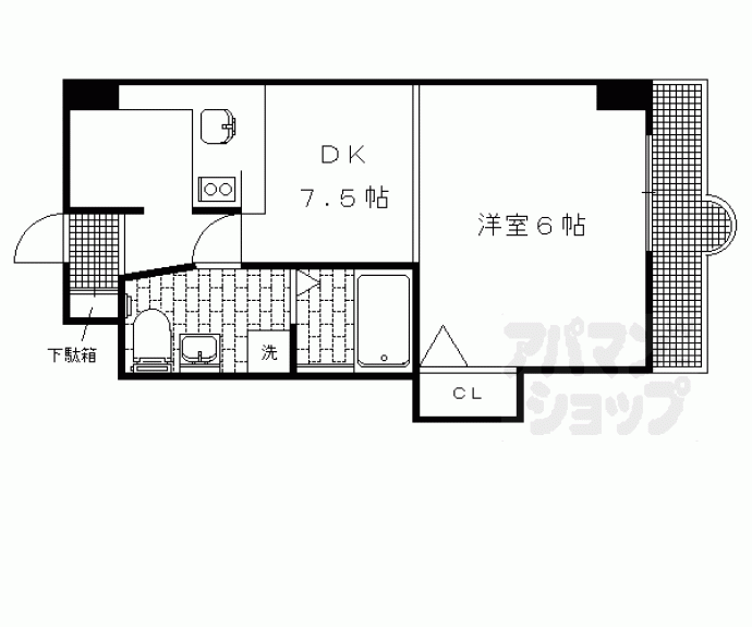 【リバーロードタカノ】間取