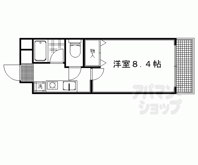 【笹屋町通千本西入笹屋４丁目マンション】間取