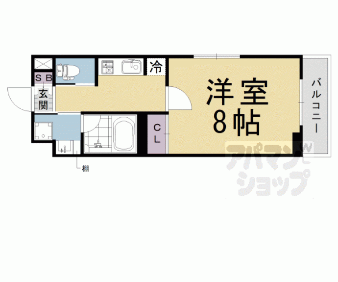 【新町６丁目マンション】間取