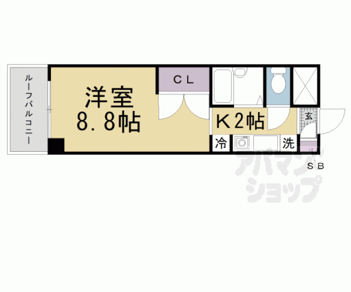 【大久保現代マンション】間取