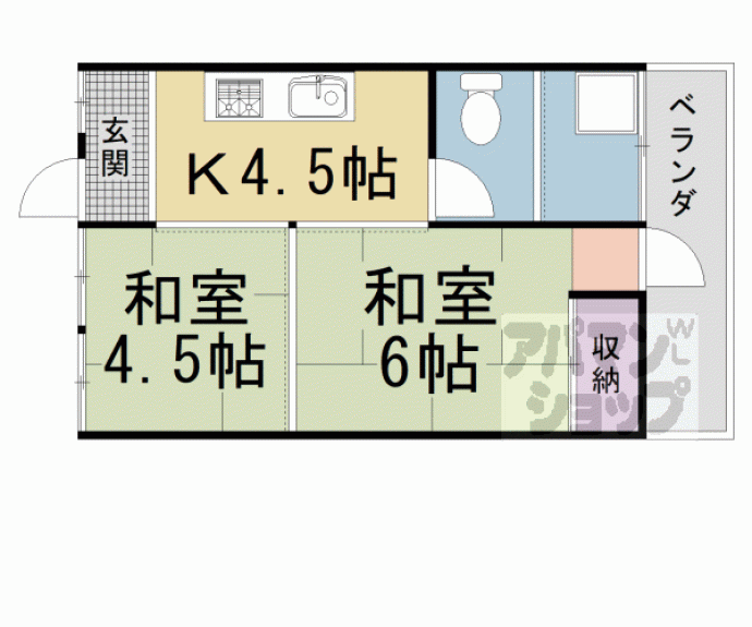 【向島マンション】間取