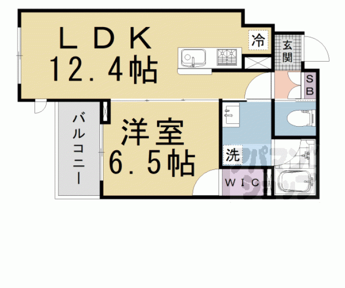 【シャーメゾン祠西洞院二条】間取