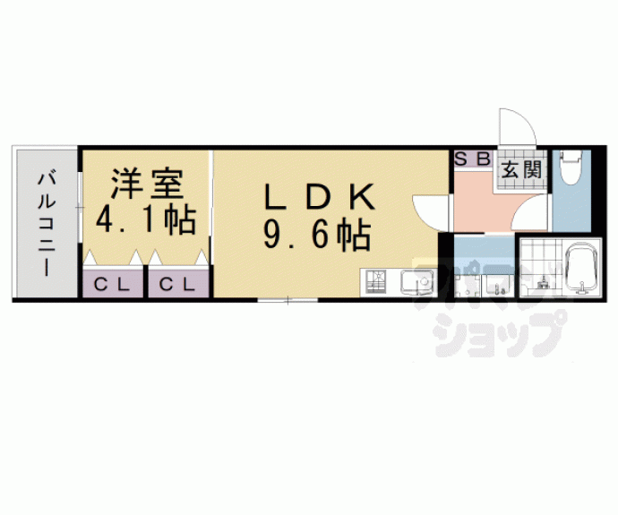 【べラジオ雅び京都清水五条】間取