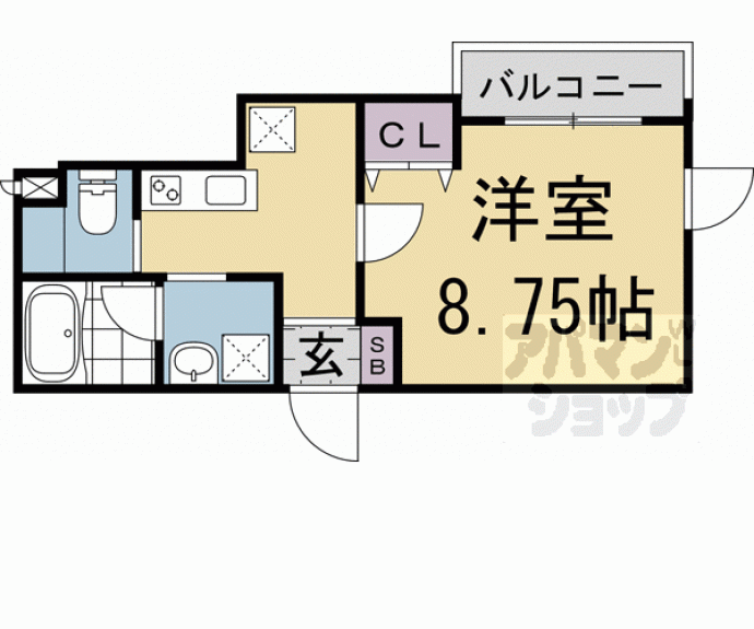 【グランレブリー烏丸御池】間取