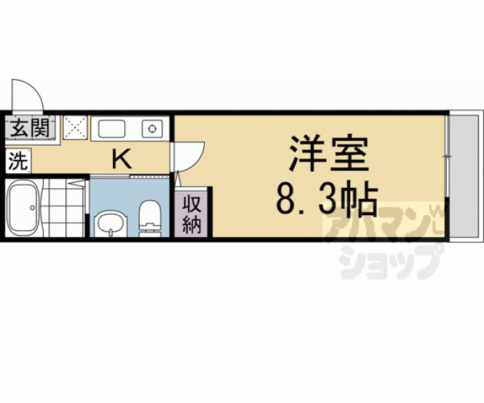 【サンクトスコート京都駅北】間取