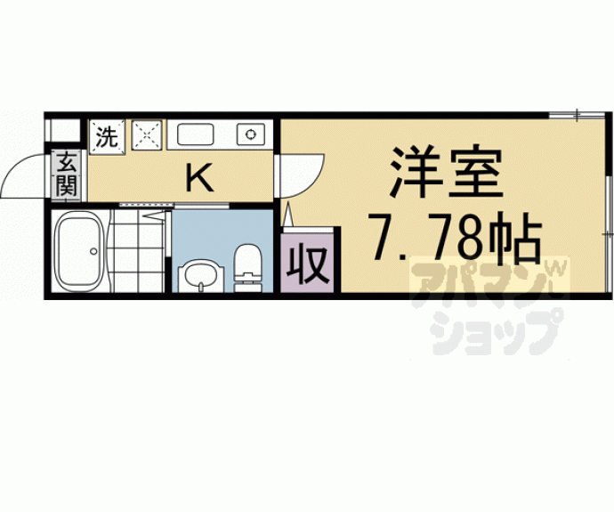 【サンクトスコート京都駅北】間取