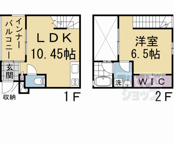 【コートハウス烏丸五条】間取