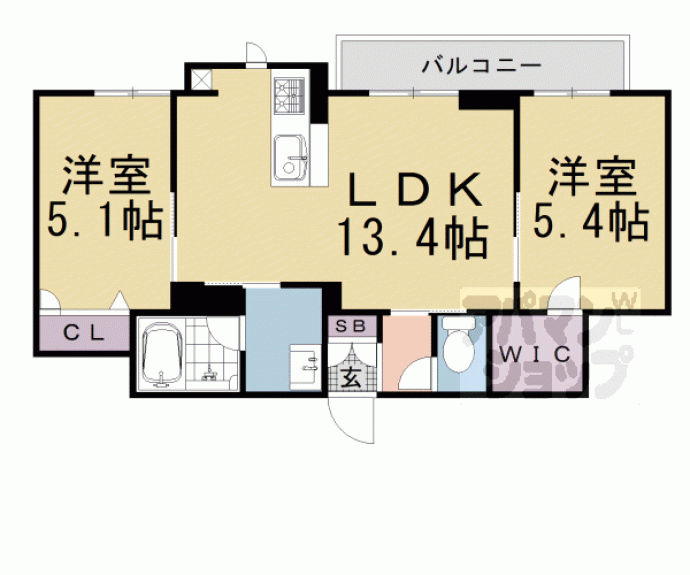 【シェーンブルンⅡ】間取