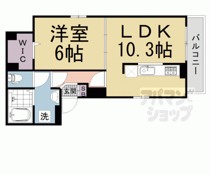 【ウッドヴィレッジＭＩＮＯＲＵⅠ】間取