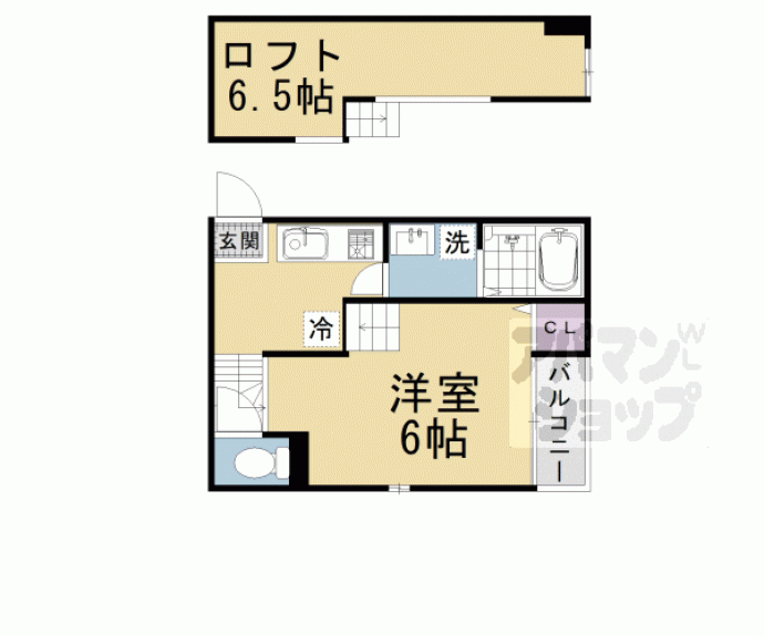 【ハーモニーテラス淀下津町　Ⅱ】間取