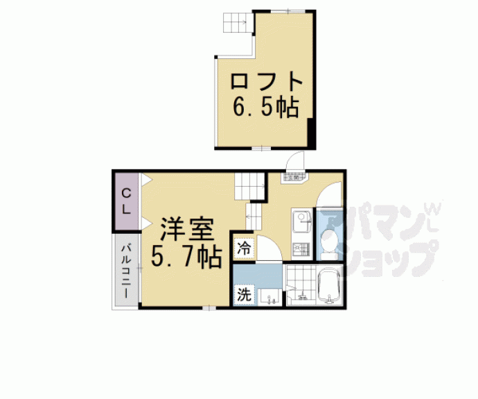 【ハーモニーテラス淀下津町　Ⅱ】間取