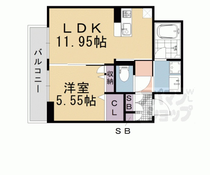 【シャーメゾン久我】間取