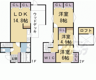 【深草極楽寺町中井貸家】