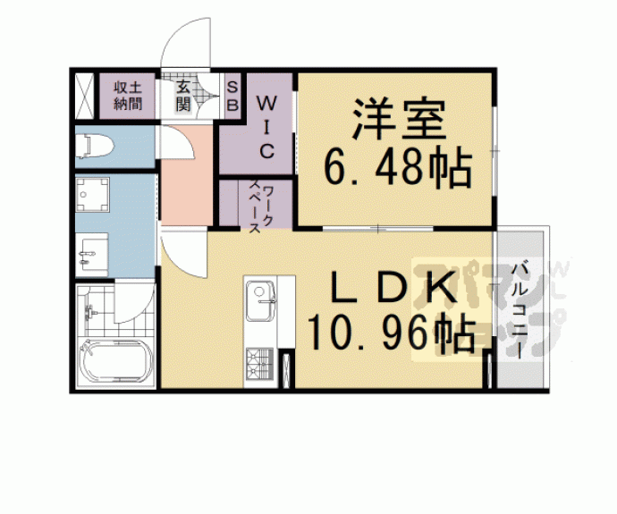 【シャーメゾン田中宮】間取