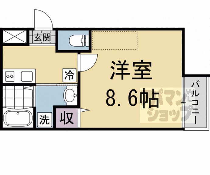 【サントス墨染】間取