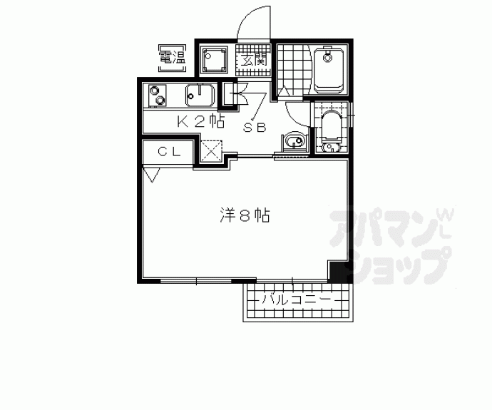 【Ｓ．Ｃ　ＯＫＵＢＯ　Ⅱ】間取