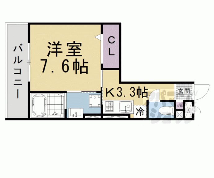 【Ｃｒｅｓｃｅｒｅ洛北】間取