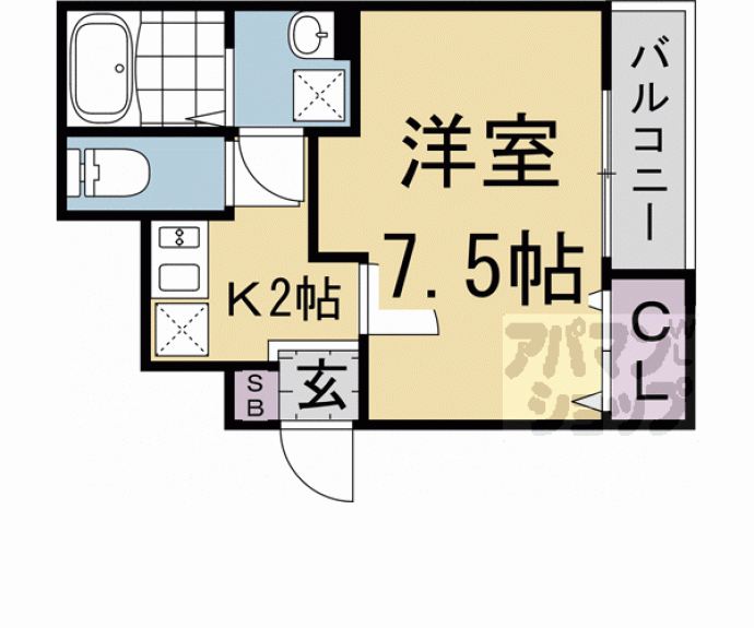 【Ｒｏｌｌｓ　Ｌｉｎｋ　Ｓｈｕｇａｋｕｉｎ】間取