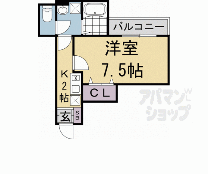 【Ｒｏｌｌｓ　Ｌｉｎｋ　Ｓｈｕｇａｋｕｉｎ】間取