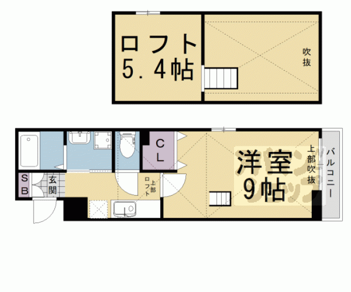 【アロッジオ指月】間取