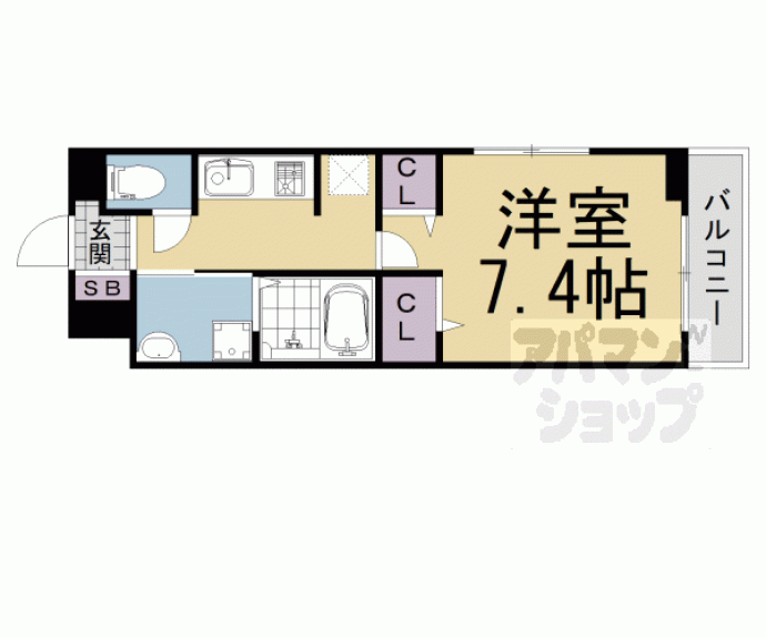 【ラフィーネ　富野】間取