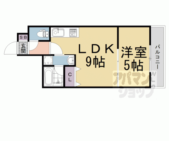 【グランカーサ日の又】間取