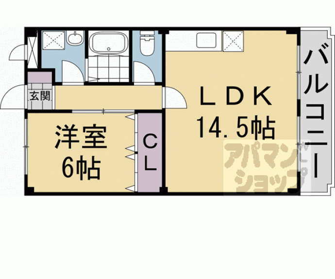 【久御山ファーストマンション】間取