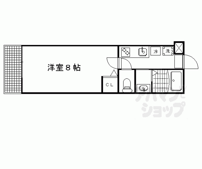 【アークリード堀川寺之内】間取