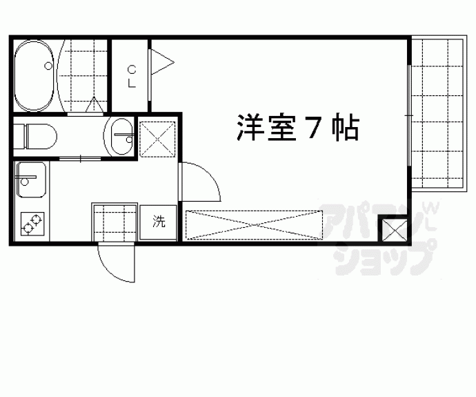 【アークリード堀川寺之内】間取