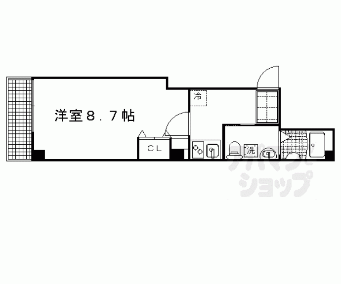 【フラッティ西陣】間取