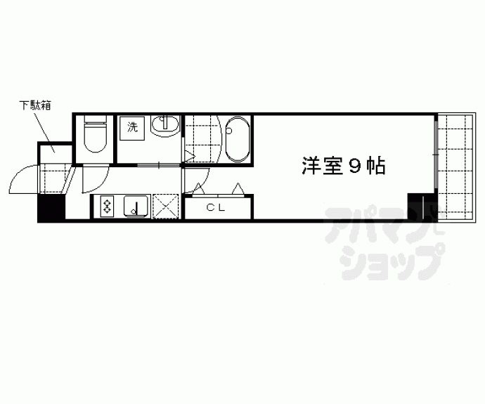 【ＥＳＣＡＳＡ京都西陣】間取