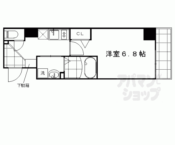 【ＥＳＣＡＳＡ京都西陣】間取