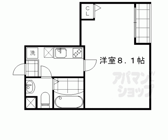 【フラッティ智恵光院】間取