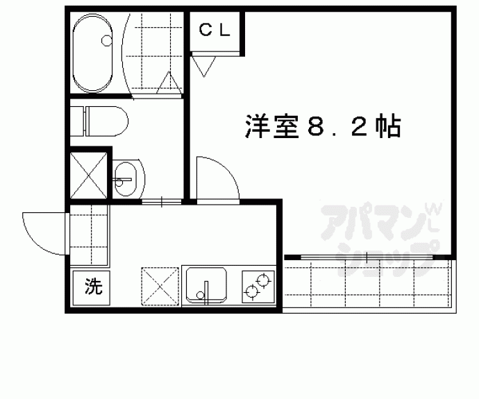 【フラッティ智恵光院】間取