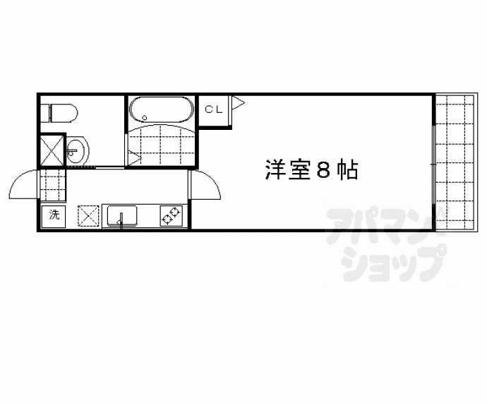 【フラッティ智恵光院】間取