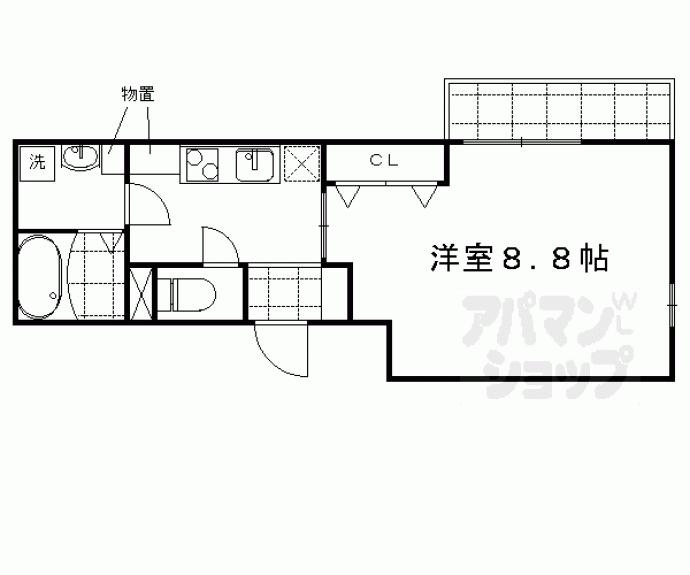 【ナイスデイズ鞍馬口】間取