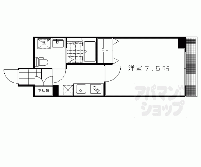 【ファーストフィオーレ京都西陣】間取