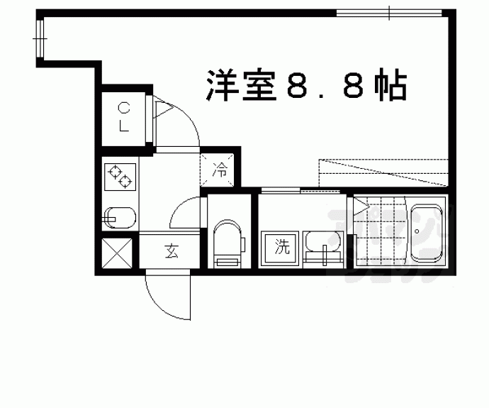 【アークリード北野白梅町】間取